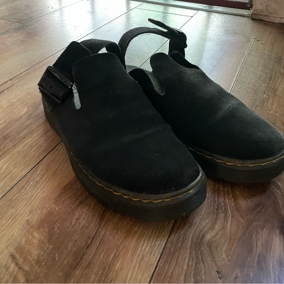 Dr. Martens Shoes - Dr. Martens Black Mules